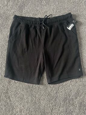Xersion Men's Black Athletic Drawstring Shorts